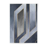 Abstract Geometric Photographic Print, Modern Art Print, Gray and Gold Art, Minimalist Wall Decor, Home Decor Art - Tawshia